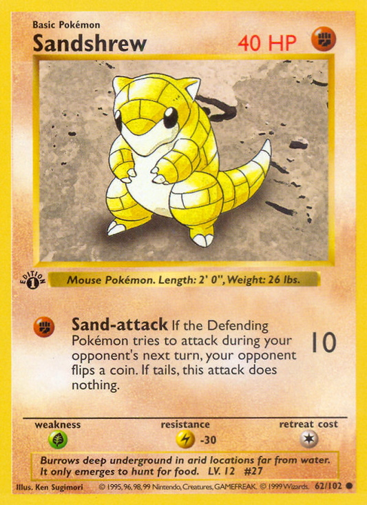 Sandshrew - 62/102 Base