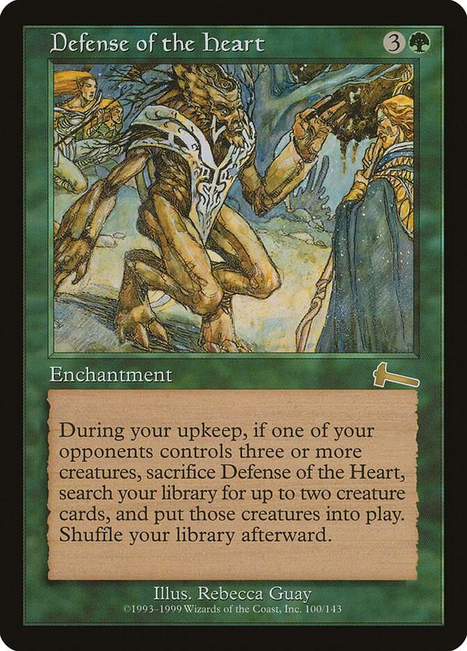 Defense of the Heart [Urza's Legacy] 100