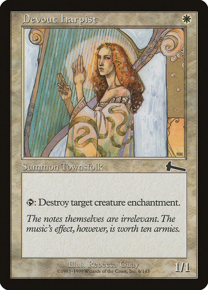 Devout Harpist [Urza's Legacy] 6