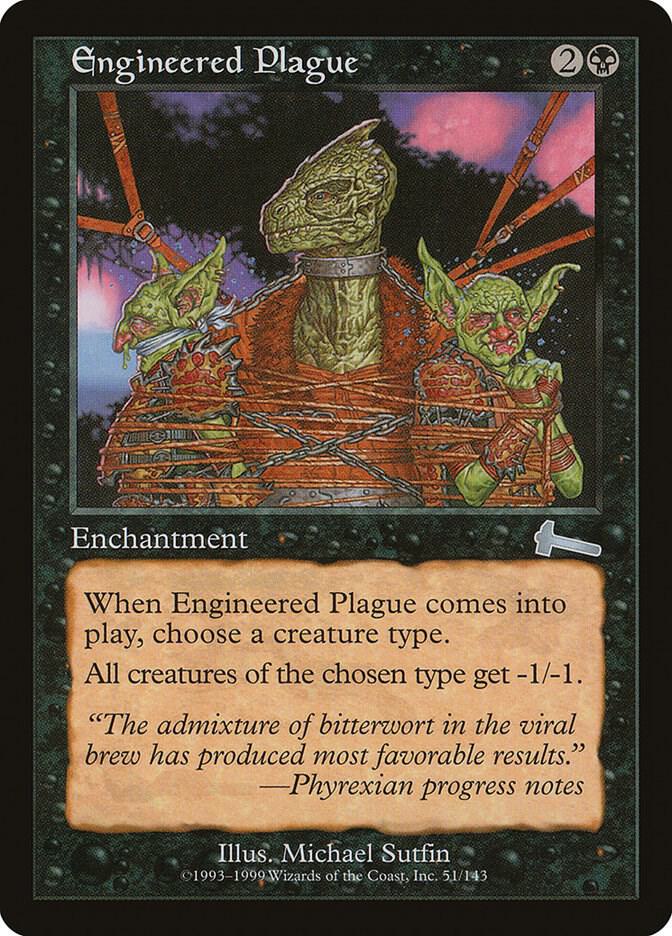 Engineered Plague [Urza's Legacy] 51
