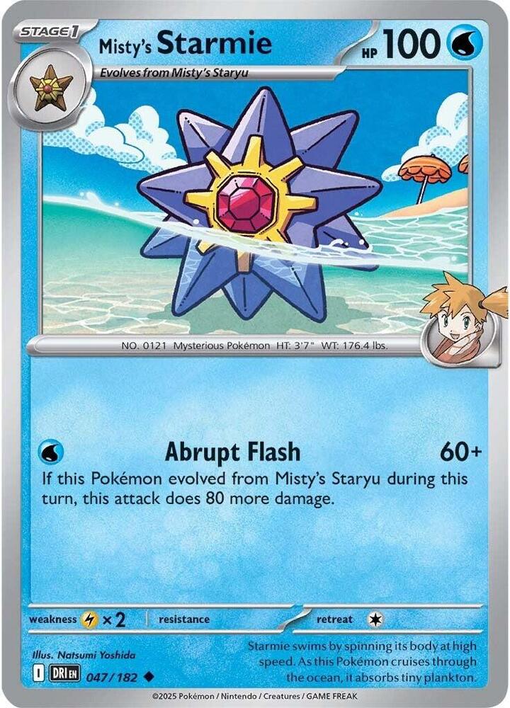 Misty's Starmie [SV10: Destined Rivals] 047/182