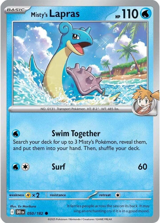 Misty's Lapras [SV10: Destined Rivals] 050/182