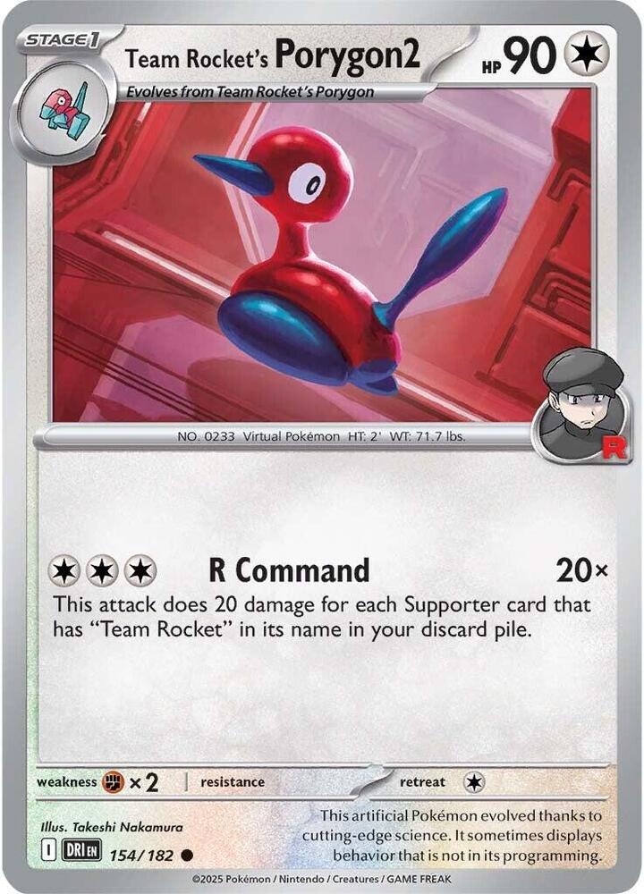 Team Rocket's Porygon2 [SV10: Destined Rivals] 154/182