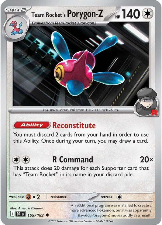 Team Rocket's Porygon-Z [SV10: Destined Rivals] 155/182