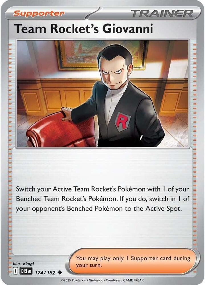 Team Rocket's Giovanni [SV10: Destined Rivals] 174/182