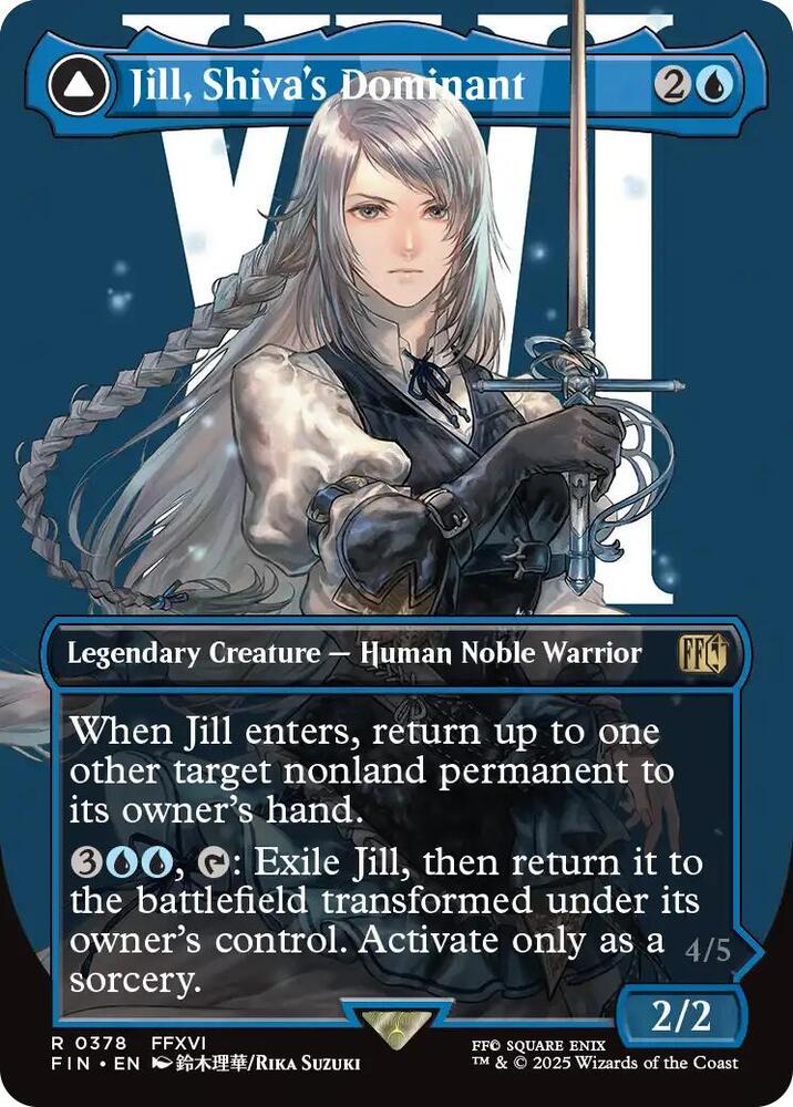 Jill, Shiva's Dominant (Borderless) [FINAL FANTASY] 378