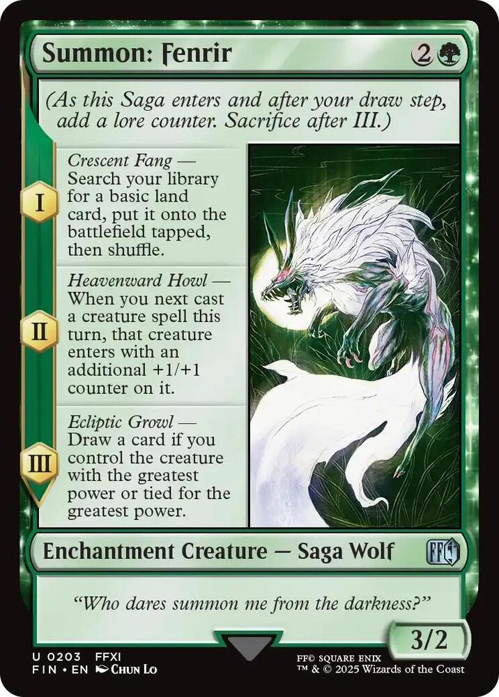 Summon: Fenrir [FINAL FANTASY] 203