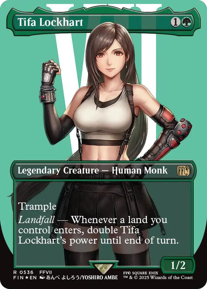 Tifa Lockhart (Borderless) (Surge Foil) [FINAL FANTASY] 536