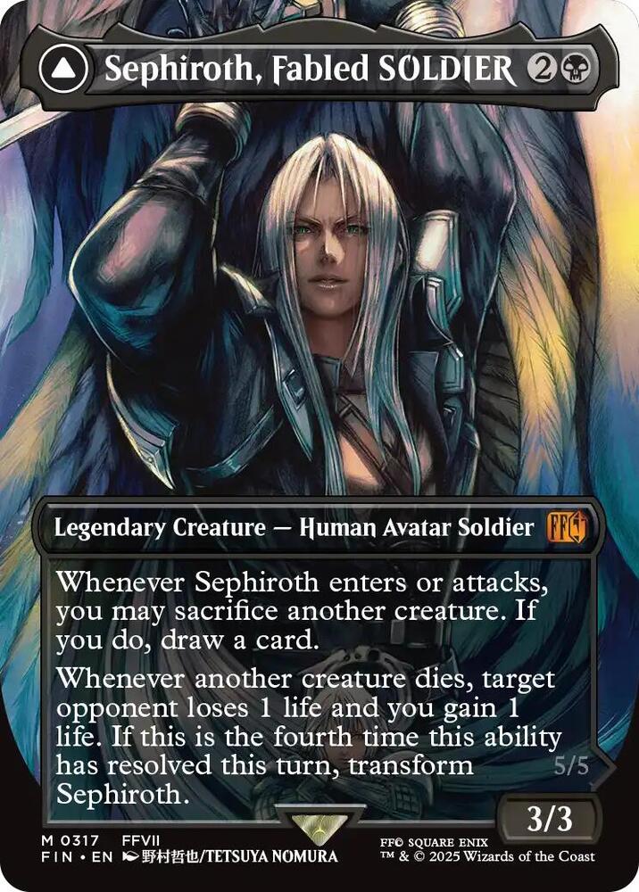 Sephiroth, Fabled SOLDIER (0317) (Borderless) [FINAL FANTASY] 317