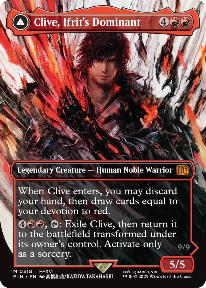 Clive, Ifrit's Dominant (0318) (Borderless) [FINAL FANTASY] 318