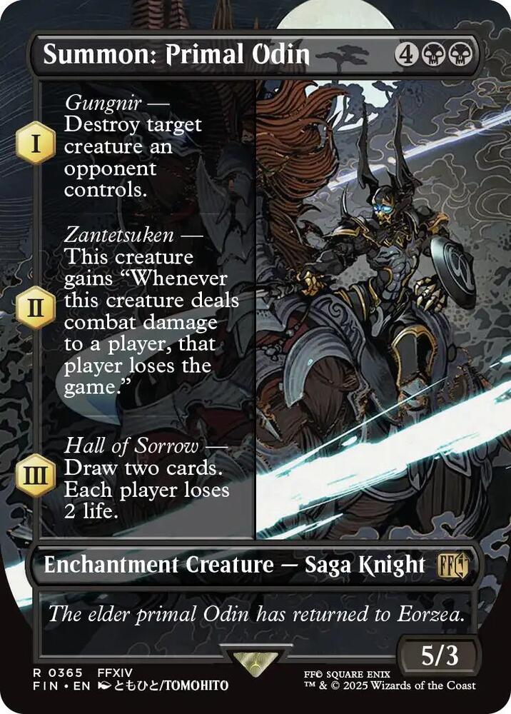 Summon: Primal Odin (Borderless) [FINAL FANTASY] 365