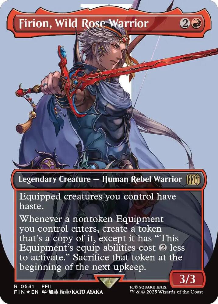 Firion, Wild Rose Warrior (Borderless) (Surge Foil) [FINAL FANTASY] 531