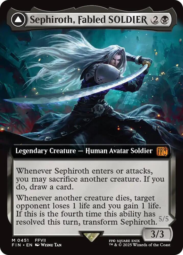 Sephiroth, Fabled SOLDIER (Extended Art) [FINAL FANTASY] 451