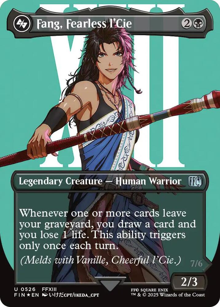 Fang, Fearless l'Cie (Borderless) (Surge Foil) [FINAL FANTASY] 526