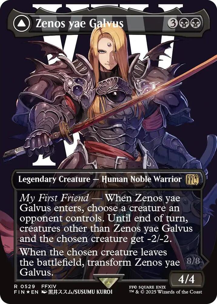 Zenos yae Galvus (Borderless) (Surge Foil) [FINAL FANTASY] 529