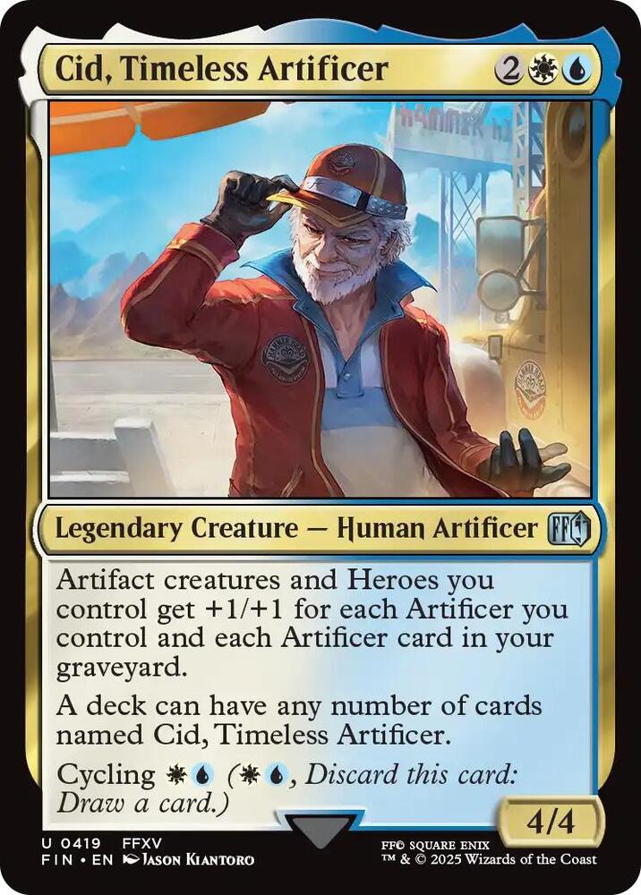 Cid, Timeless Artificer (0419) [FINAL FANTASY] 419