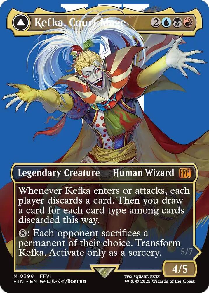 Kefka, Court Mage (0398) (Borderless) [FINAL FANTASY] 398