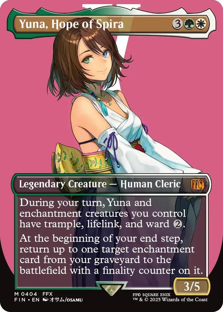 Yuna, Hope of Spira (Borderless) [FINAL FANTASY] 404