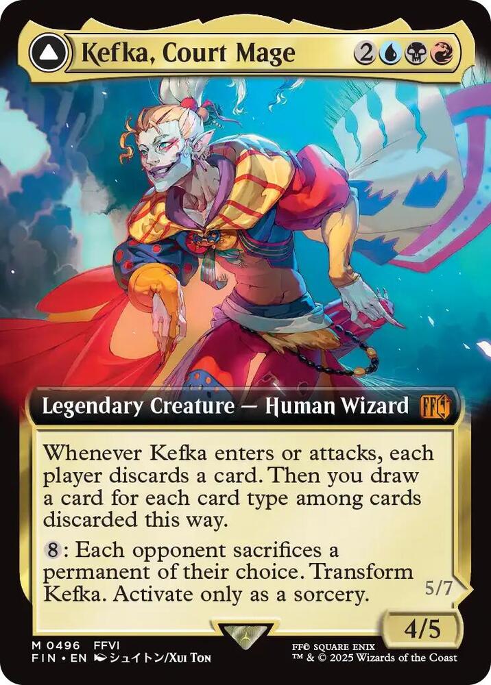 Kefka, Court Mage (Extended Art) [FINAL FANTASY] 496