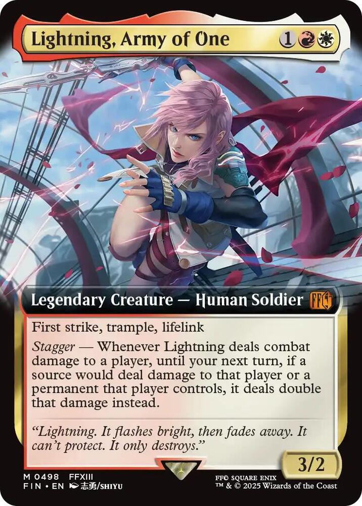 Lightning, Army of One (Extended Art) [FINAL FANTASY] 498