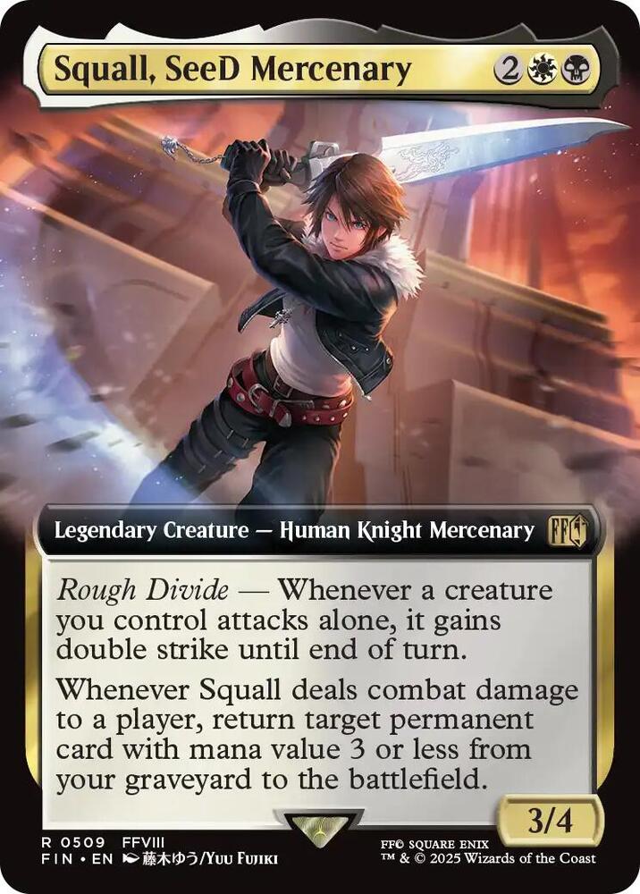 Squall, SeeD Mercenary (Extended Art) [FINAL FANTASY] 509
