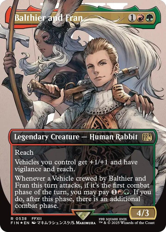 Balthier and Fran (0538) (Borderless) (Surge Foil) [FINAL FANTASY] 538