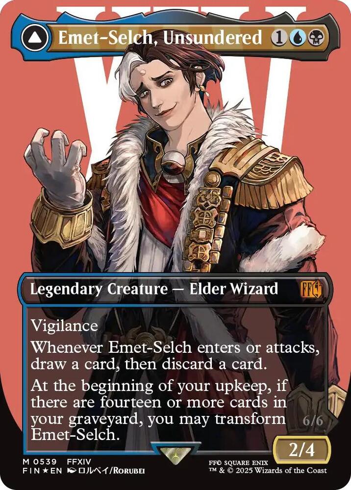 Emet-Selch, Unsundered (Borderless) (Surge Foil) [FINAL FANTASY] 539