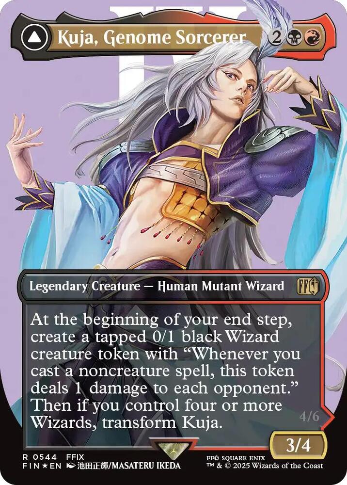 Kuja, Genome Sorcerer (Borderless) (Surge Foil) [FINAL FANTASY] 544