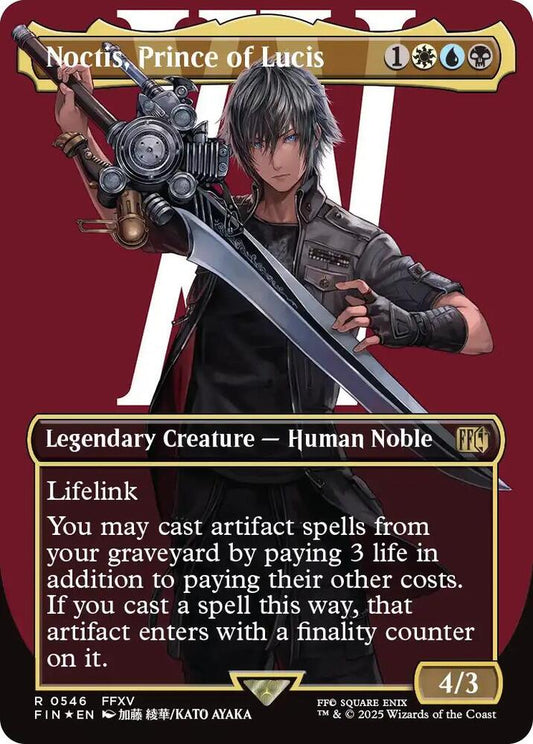 Noctis, Prince of Lucis (Borderless) (Surge Foil) [FINAL FANTASY] 546