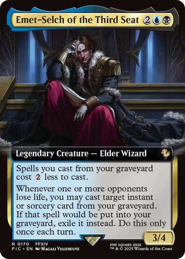 Emet-Selch of the Third Seat (Extended Art) [Commander: FINAL FANTASY] 170