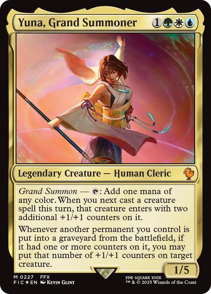 Yuna, Grand Summoner (Surge Foil) [Commander: FINAL FANTASY] 227