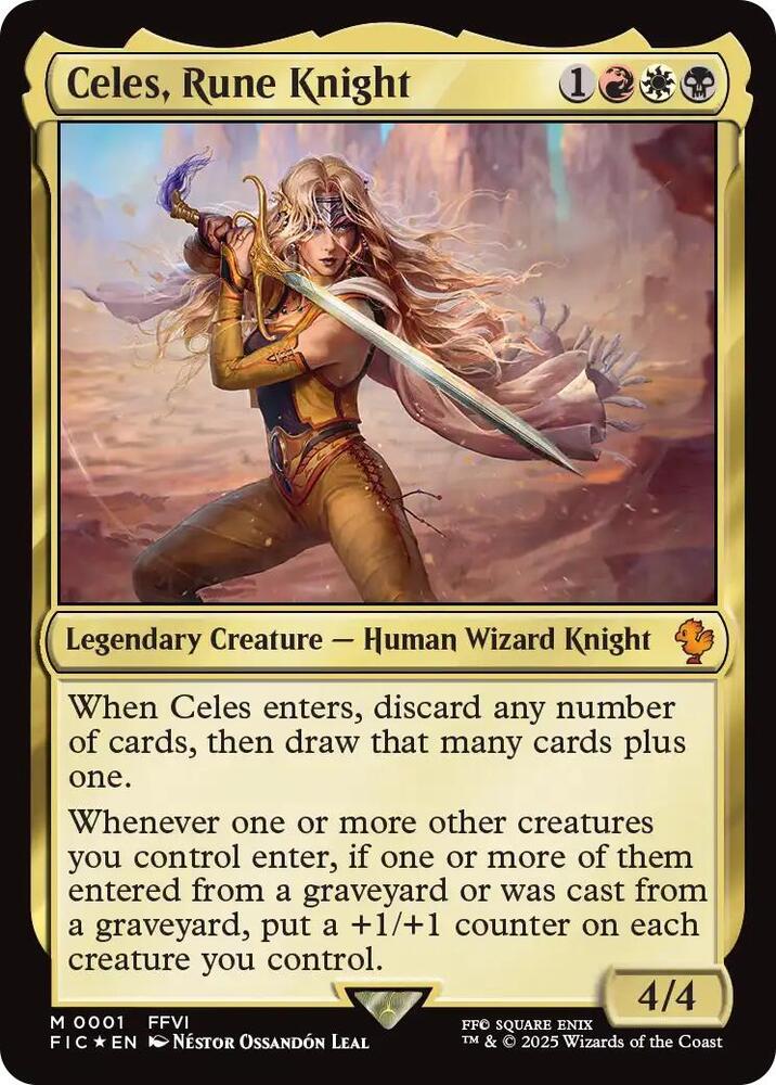 Celes, Rune Knight [Commander: FINAL FANTASY] 1