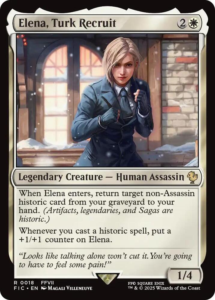 Elena, Turk Recruit [Commander: FINAL FANTASY] 18