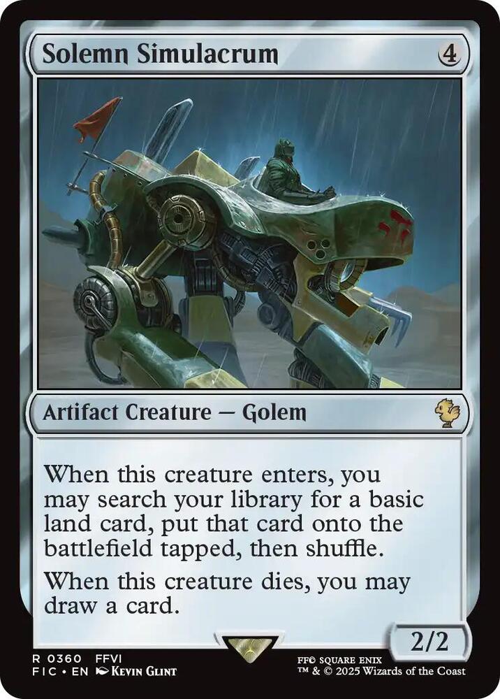 Solemn Simulacrum [Commander: FINAL FANTASY] 360
