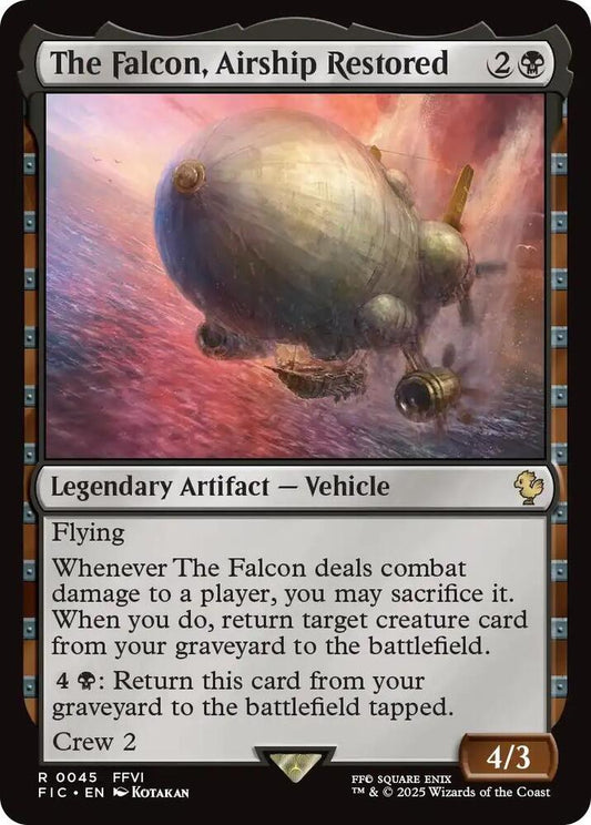 The Falcon, Airship Restored [Commander: FINAL FANTASY] 45