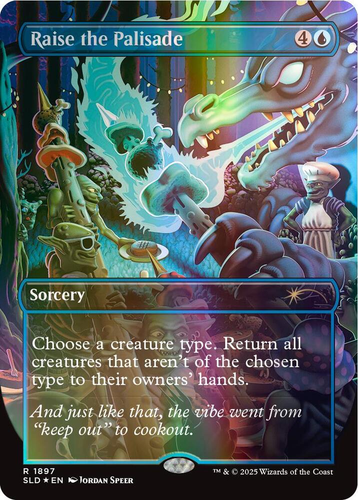 Raise the Palisade (Double Rainbow Foil) [Secret Lair Drop Series] 1897