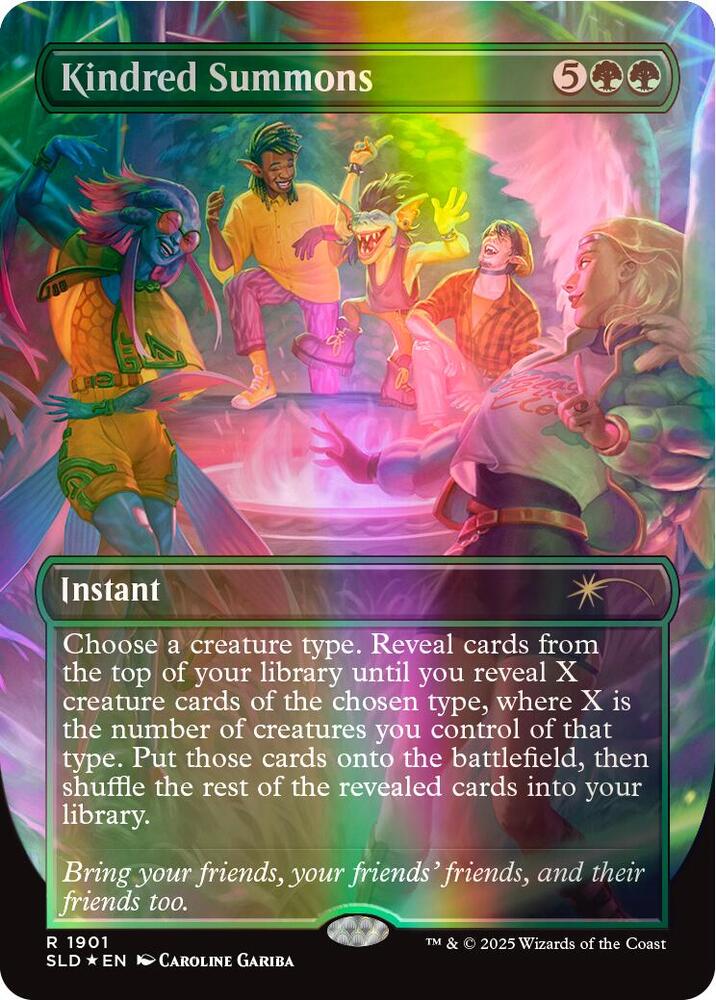 Kindred Summons (Double Rainbow Foil) [Secret Lair Drop Series] 1901
