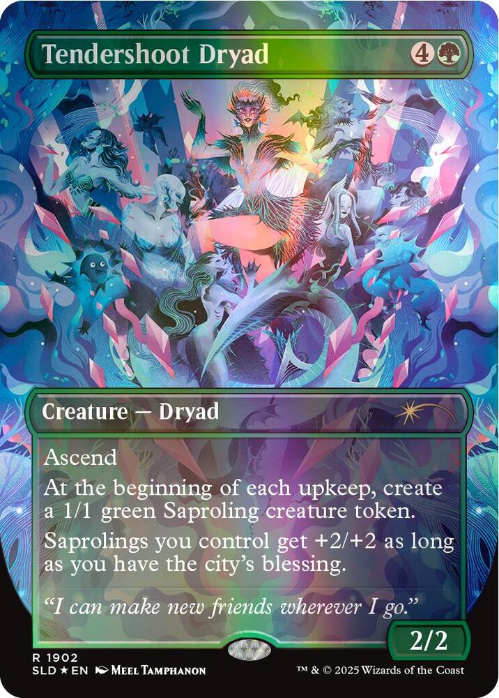 Tendershoot Dryad (Double Rainbow Foil) [Secret Lair Drop Series] 1902