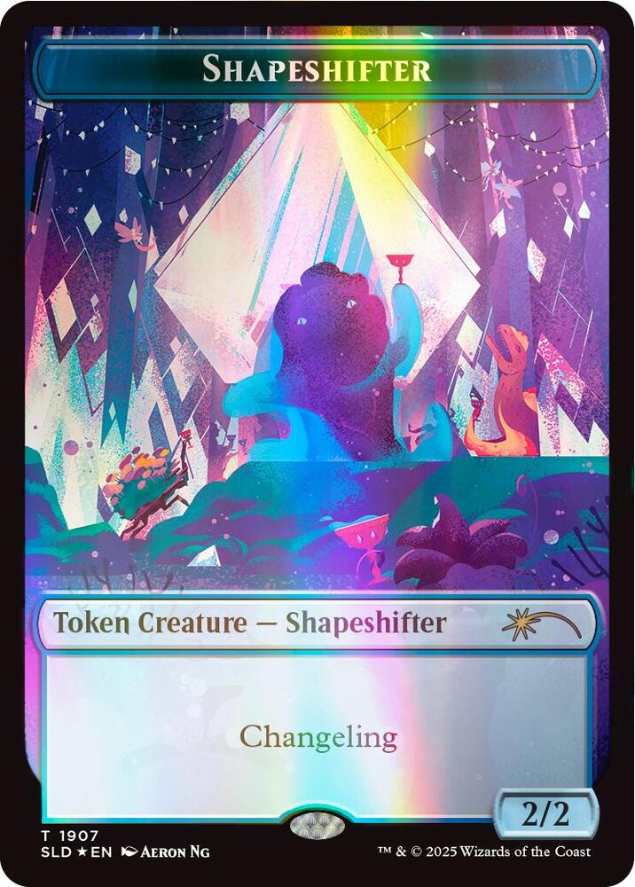 Shapeshifter Token (1907) (Double Rainbow Foil) [Secret Lair Drop Series] 1907