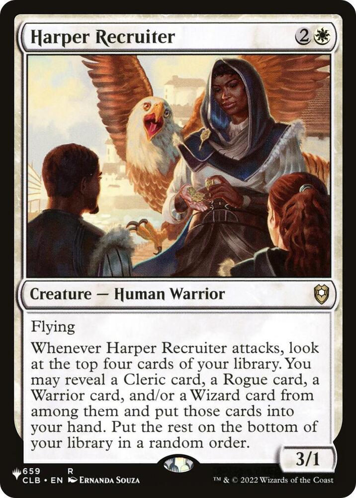 Harper Recruiter [The List Reprints] 659