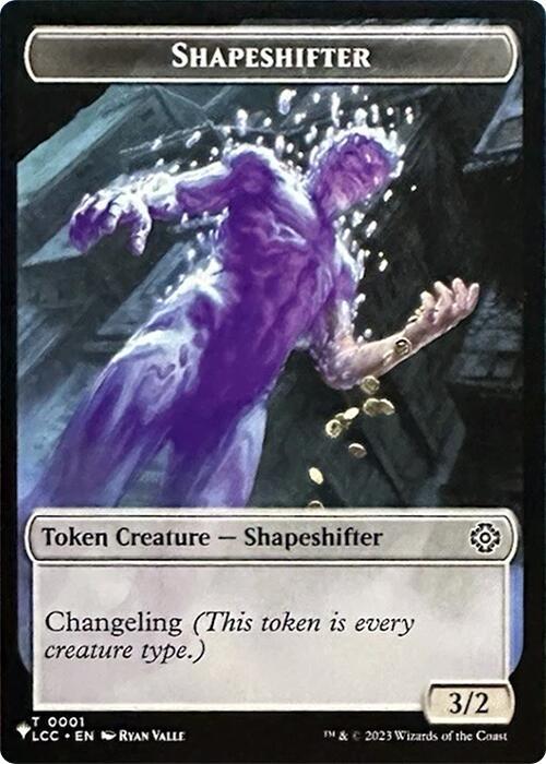 Shapeshifter // Cat Double-Sided Token [The List Reprints] 1 // 11
