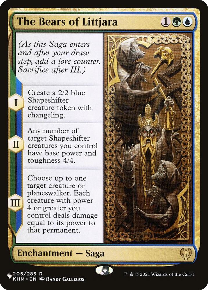 The Bears of Littjara [The List Reprints] 205/285