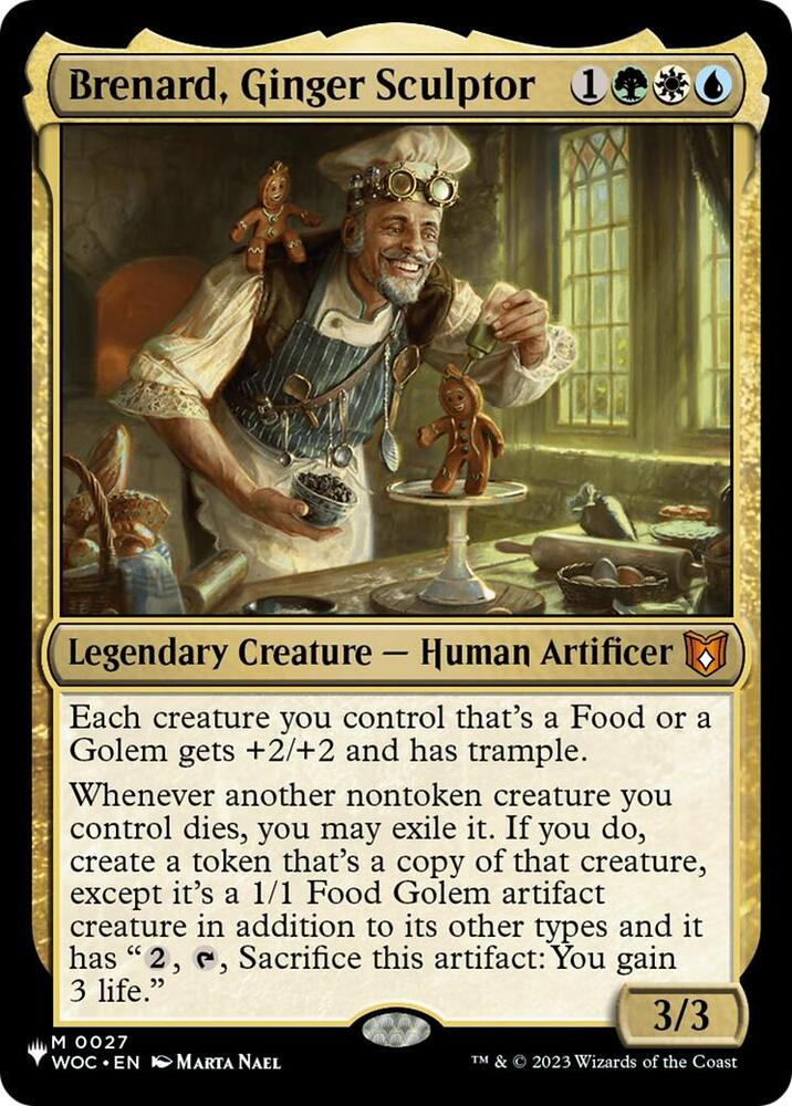 Brenard, Ginger Sculptor [The List Reprints] 27
