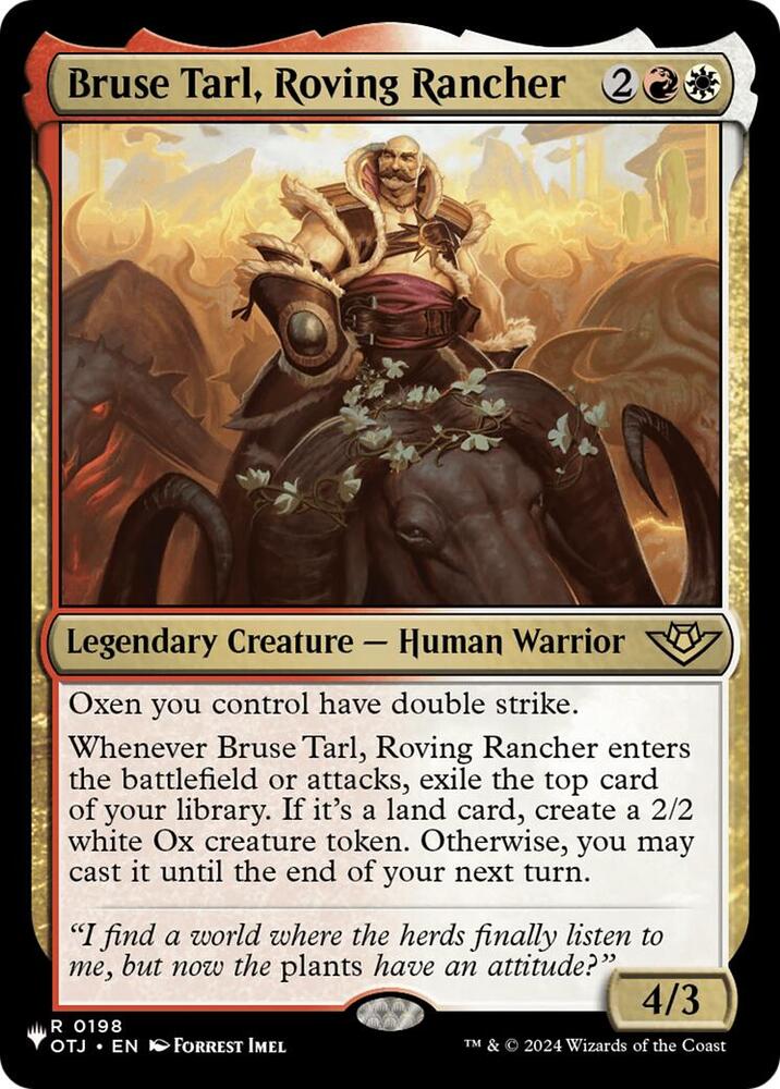 Bruse Tarl, Roving Rancher [The List Reprints] 198