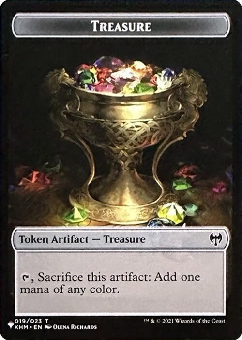 Treasure // Egg Double-Sided Token [The List Reprints] 19 // 8