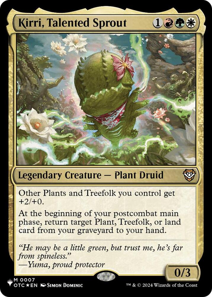 Kirri, Talented Sprout [The List Reprints] 7