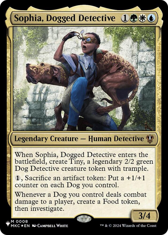 Sophia, Dogged Detective [The List Reprints] 8