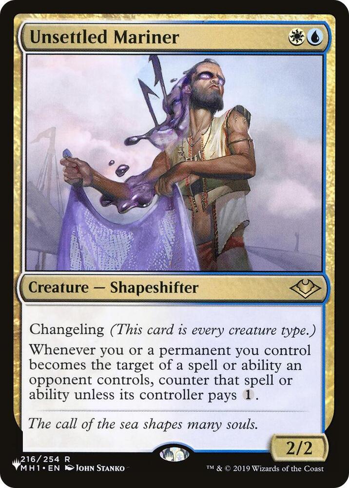 Unsettled Mariner [The List Reprints] 216/254