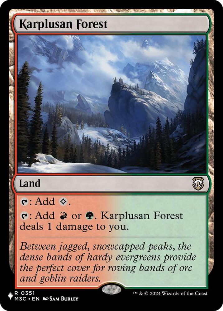 Karplusan Forest [The List Reprints] 351