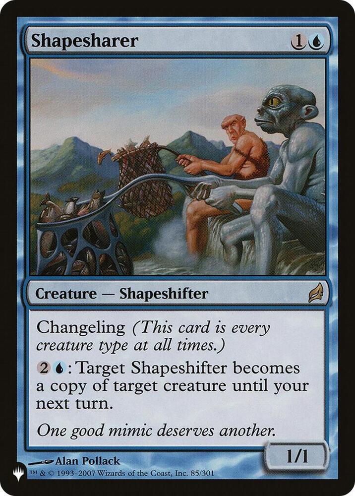 Shapesharer [The List Reprints] 85/301